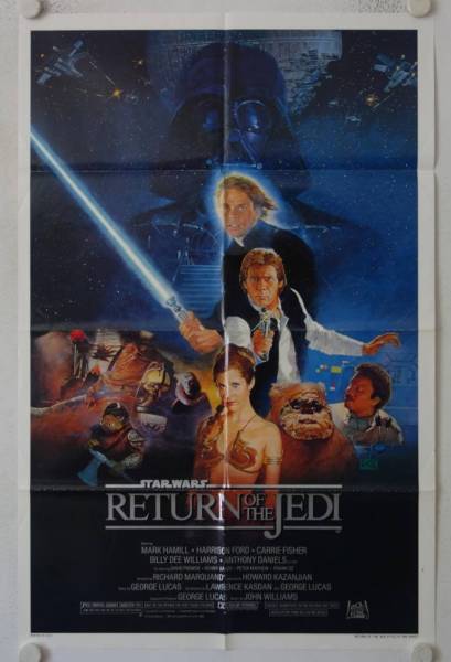 Star Wars - Die Rückkehr der Jedi-Ritter originales US Onesheet Filmplakat